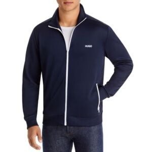 HUGO BOSS
Hugo Boss Men's "Degget" Logo Blue Full Zip Track Jacket Size M